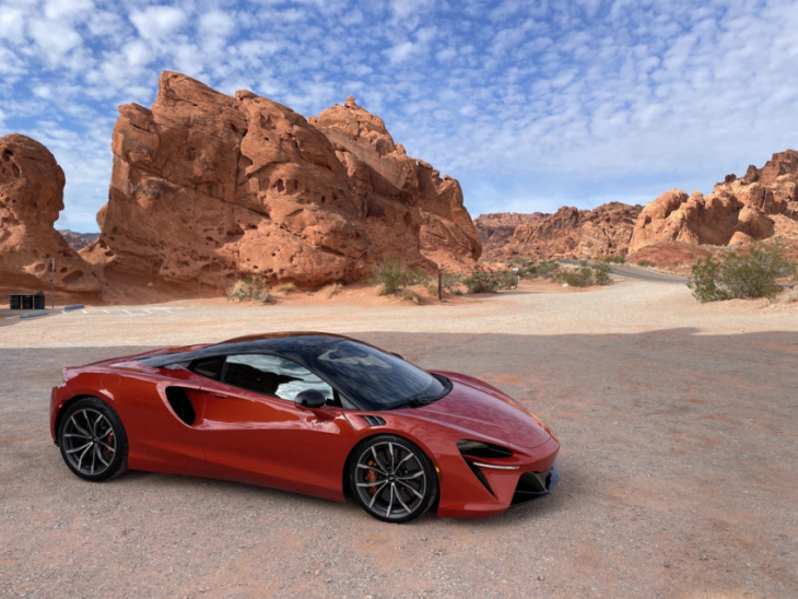 android, review: 2023 mclaren artura plugs in to more fun