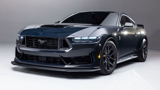 the 2024 ford mustang darkhorse makes 500 hp, gt has 486