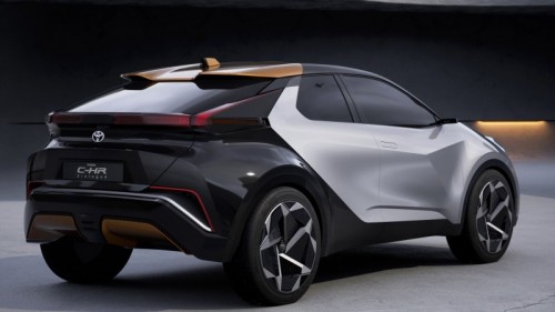 toyota c-hr prologue concept previews next c-hr, n. america excluded