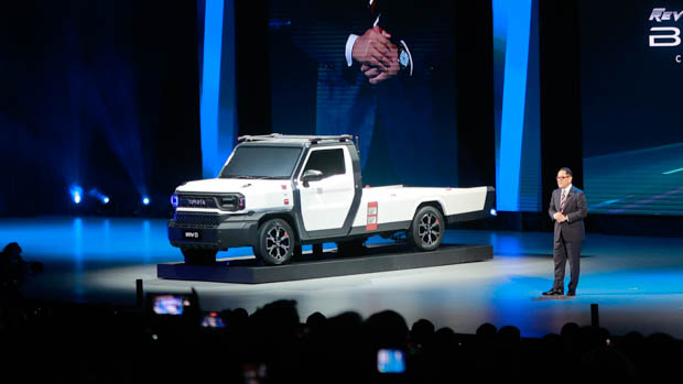 toyota reveals first battery-electric hilux concept