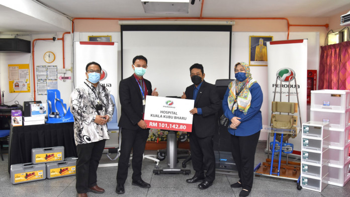perodua continues healthcare csr initiative – equipment worth rm151k contributed to two hospitals