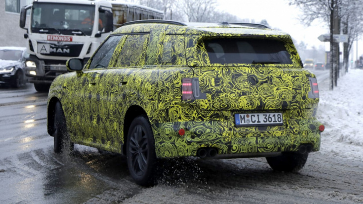 new 2023 mini countryman spotted testing on the road