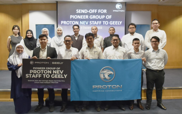 proton sends first batch of workers to geely, china for training in electric cars