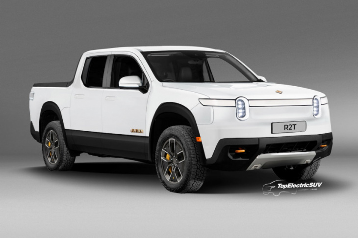 rivian ‘r2t’ electric truck could slot beneath the r1t in 2026