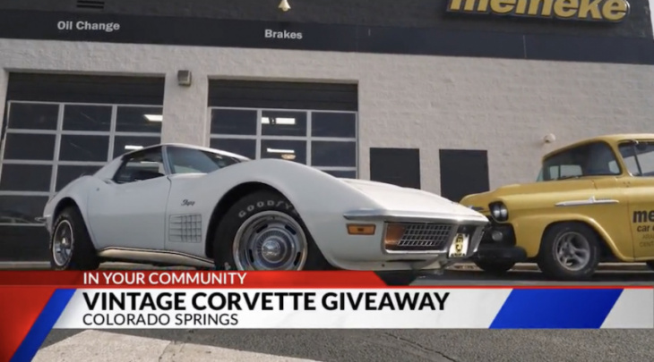 ironically winning a 1972 corvette just like dad’s