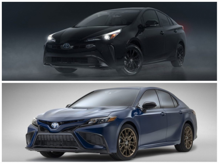 the toyota prius has 1 serious advantage over the toyota camry hybrid
