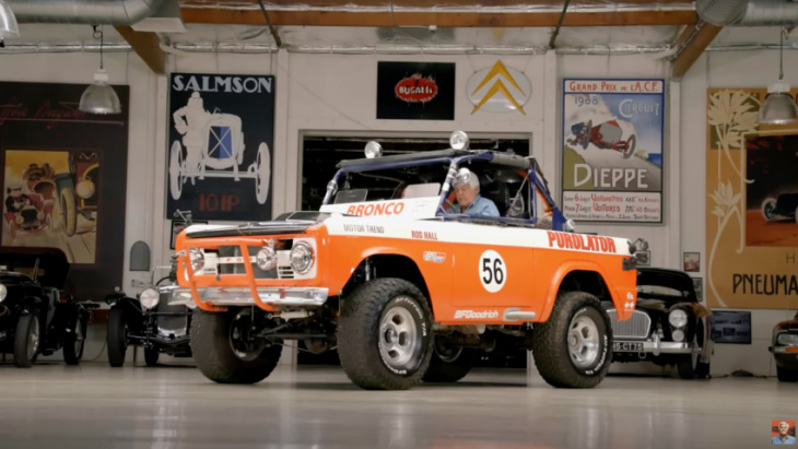 amazon, jay leno checks out off-road legend rod hall's ford bronco