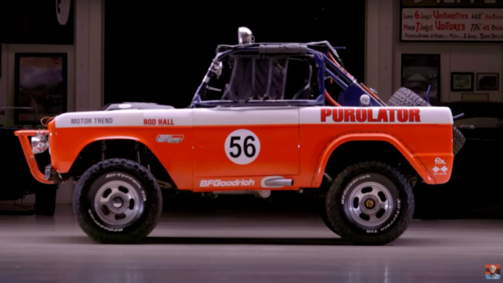 amazon, jay leno checks out off-road legend rod hall's ford bronco