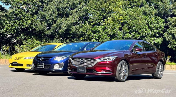 japan celebrates mazda 6's 20th anniversary with limited-edition model, gets unique red colour