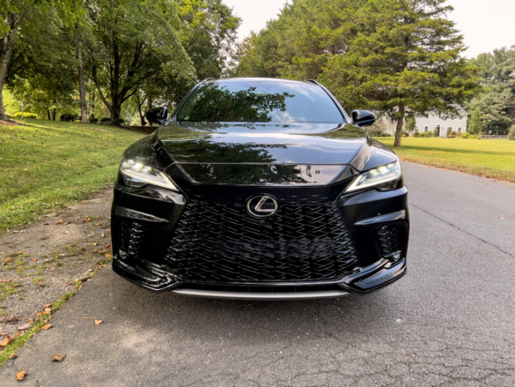 android, not sporty enough, not efficient enough—the 2023 lexus rx 500h f sport