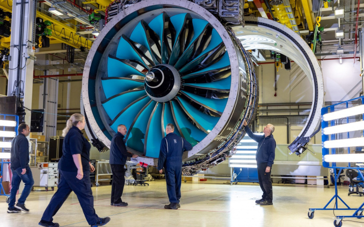 how the biggest ever jet engine built by rolls-royce is paving the way for an era of low-cost green flying