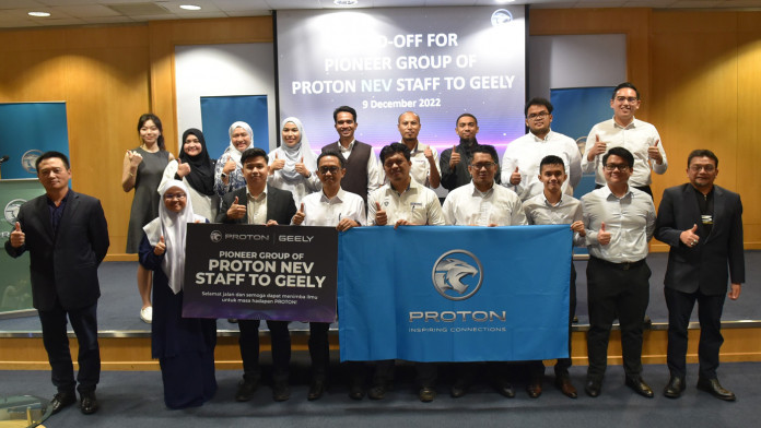 proton sends 16 staff to china for nev training, to finalise smart #1 specs