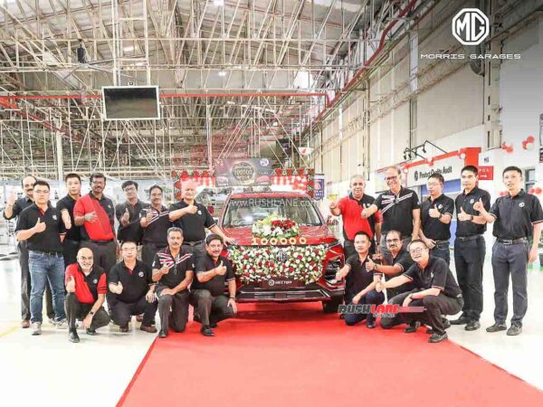 mg hector facelift variant with adas – first unit rolls out of india plant