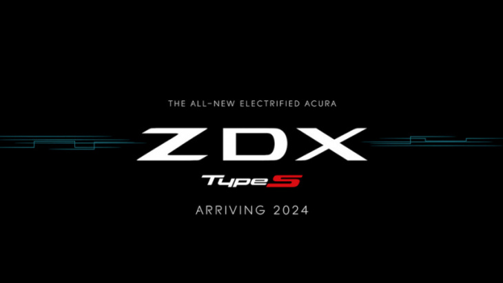 2024 acura zdx type s teased