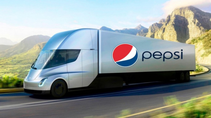 tesla semi trucks will soon carry pepsi products throughout california
