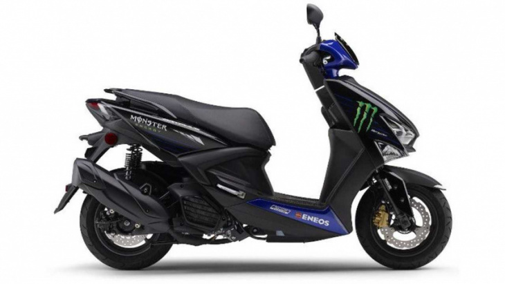 yamaha presents the cygnus griffus monster energy edition scooter in japan