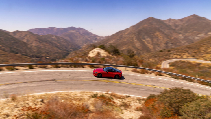 nissan z (2023) review: road-tripping in a resurrected icon