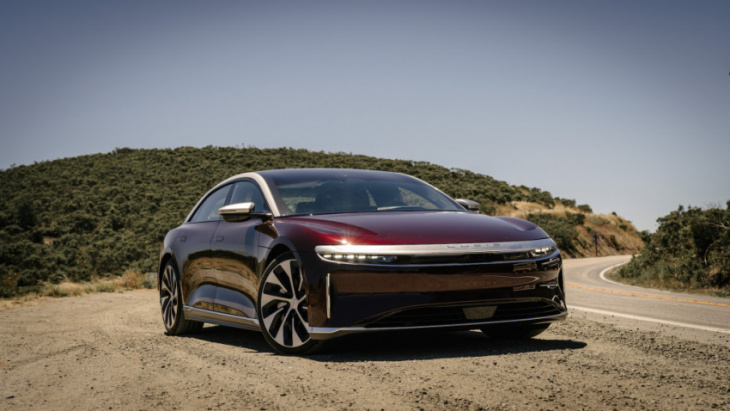 lucid air grand touring's price lowered with less standard features