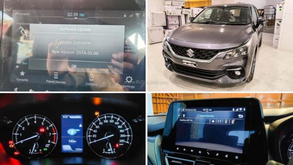 android, maruti baleno new software update – wireless android auto, apple carplay