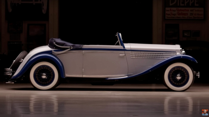 rare 1930 lancia dilambda cruises into jay leno's garage
