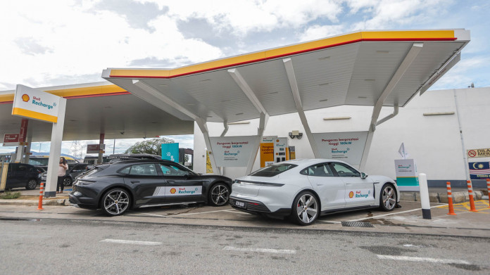 shell recharge hpc network now fully operational in malaysia – 6 dc chargers along north-south highway