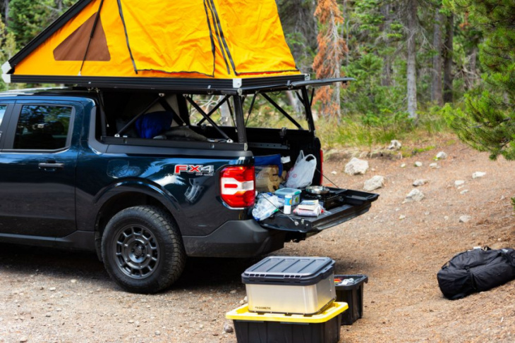 a ford maverick camper is a great beginner adventure rig