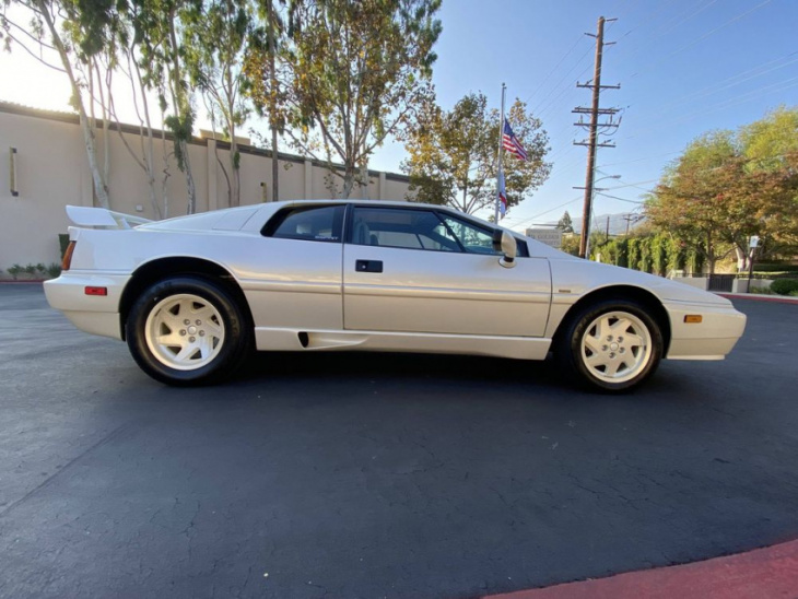 this showroom-fresh 1988 lotus esprit with just 167 miles is for sale