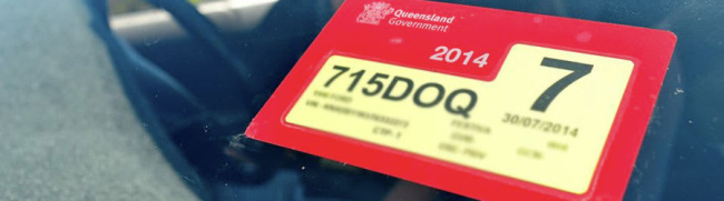 qld rego labels: now a thing of the past