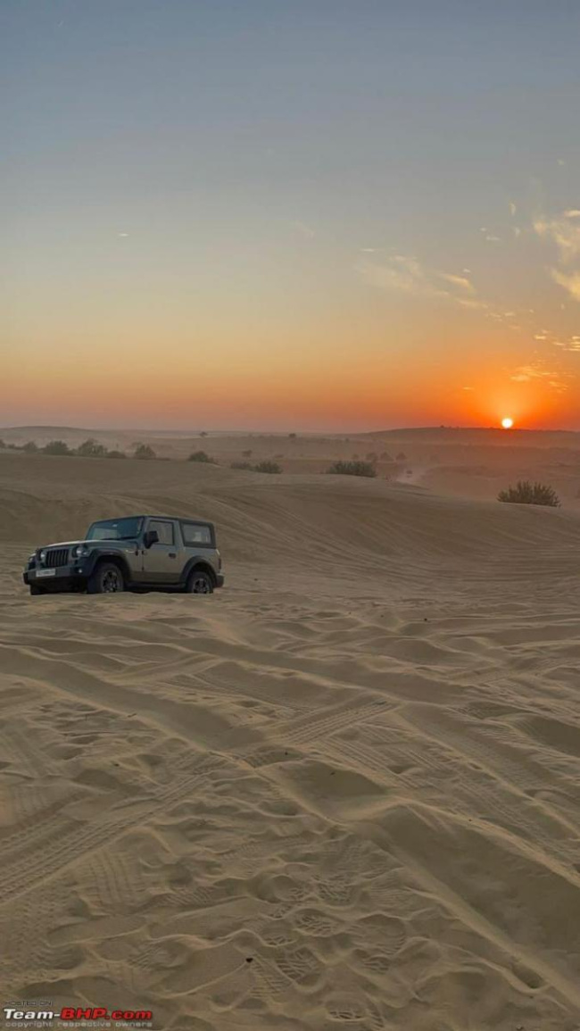 2 Thars & a V-Cross go on a 1500 km road trip to the dunes of Rajasthan, Indian, Member Content, Mahindra Thar, Isuzu V-Cross