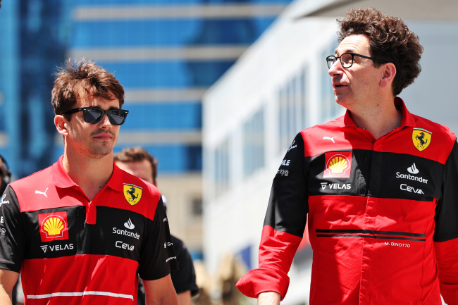 leclerc in full: on binotto exit, ‘transition time’ and vasseur