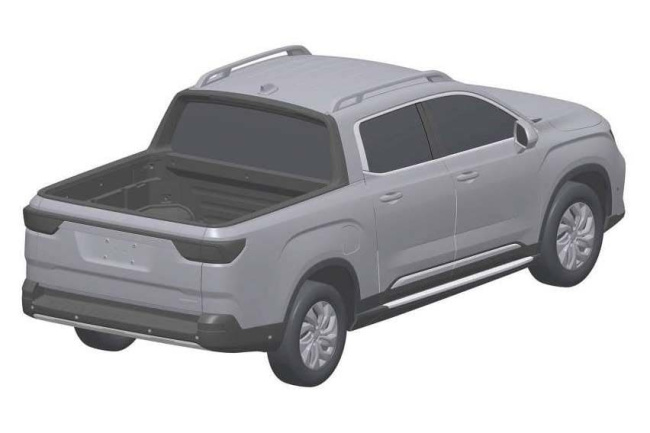 Patent images leak Geely’s upcoming pickup
