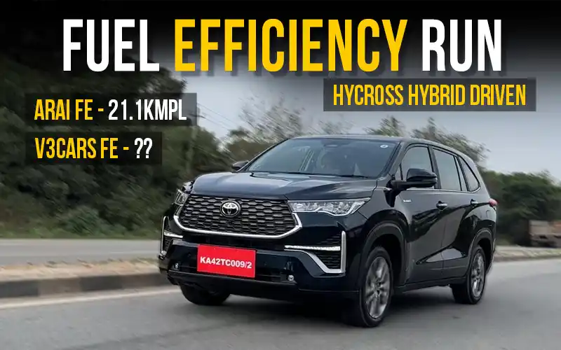 Innova Hycross Hybrid Fuel Efficiency Test Run | 21.1kmpl mileage? | Diesel Crysta se kam fuel cost?
