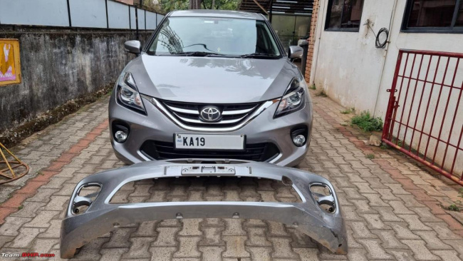 My 2020 Toyota Glanza meets with two accidents on consecutive days, Indian, Member Content, Toyota, Toyota Glanza, Accident, street experiences