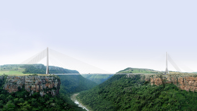 mtentu bridge, sanral, eastern cape will soon be home to africa’s tallest mega-bridge