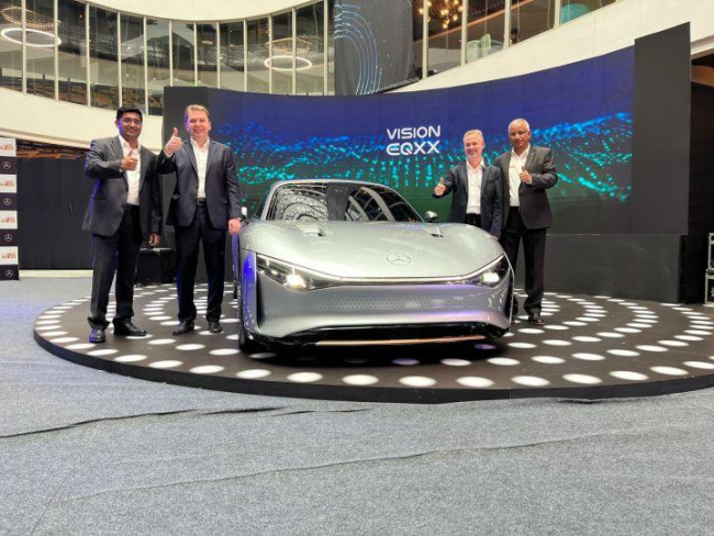 Mercedes Vision EQXX concept EV showcased in India, Indian, Mercedes-Benz, Other, Vision EQXX, Electric car, Concept, Electric Vehicle