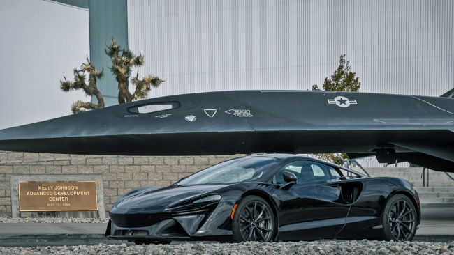 mclaren automotive to collaborate with stealth fighter people at ‘skunk works’