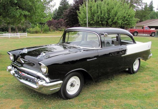 1957 Chevy Black Widow, 1950s Cars, old car