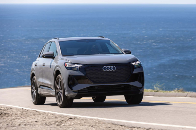 the 2022 audi q4 e-tron could be the car of the future if it outgrows its present problems