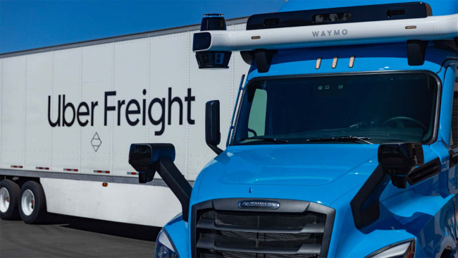 waymo will begin putting self-driving tractor-trailers into uber freight's network