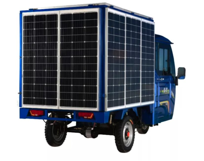 weird alibaba: this funny-looking $2,000 electric mini-truck is solar powered