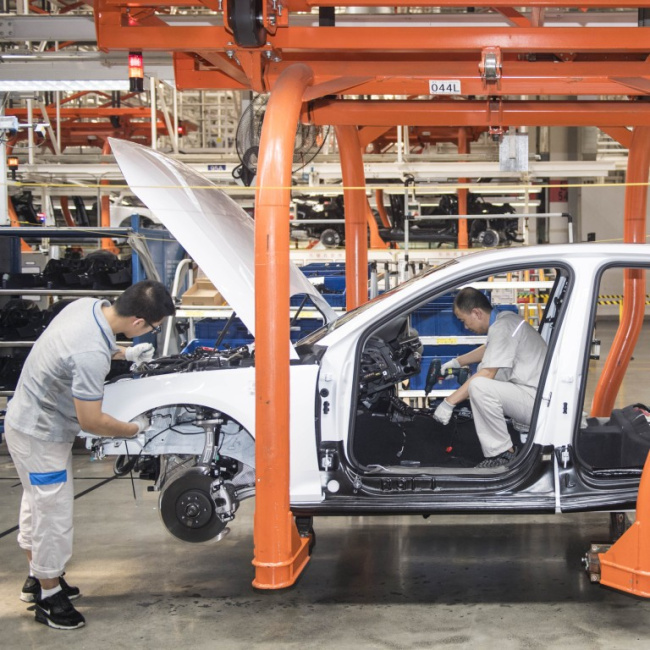 carmakers in china sideswiped by strict covid-19 controls, with production curtailed at several plants