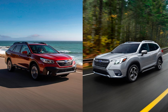 comparison, subaru outback vs. subaru forester: which one is right for you?