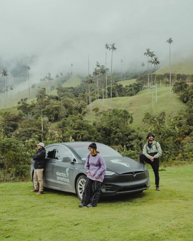 A Tesla Model X and Model 3 just drove the length of the Americas