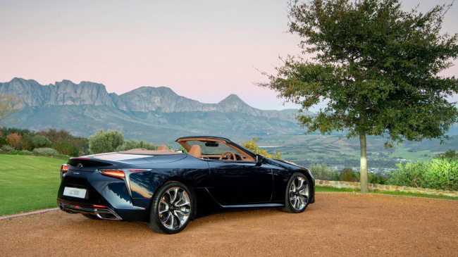first drive: lexus ls 500 and lc 500 convertible receive added swathes of luxury