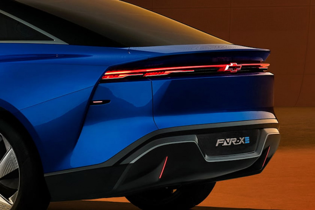 electric vehicles, design, chevrolet shares more details and new images of gorgeous fnr-xe concept
