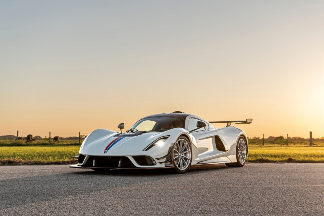 hennessey's venom f5 revolution ups the downforce, ditches weight