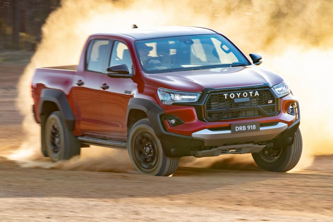 toyota, hilux, car news, dual cab, 4x4 offroad cars, performance cars, tradie cars, 2023 toyota hilux gr sport: five things we love – and don’t