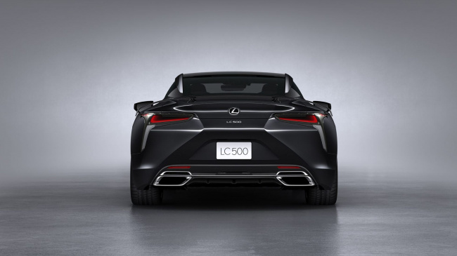 lexus brings black inspiration pack to its lc, ditches its chrome