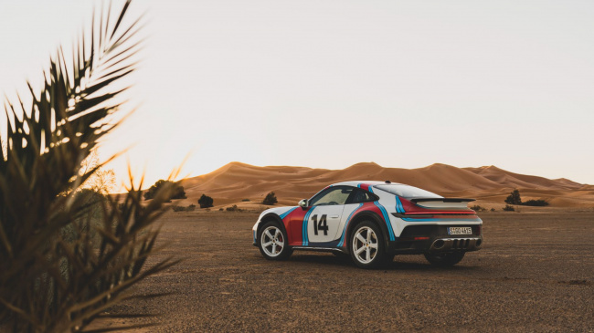 porsche 911 dakar now available with historic racing liveries