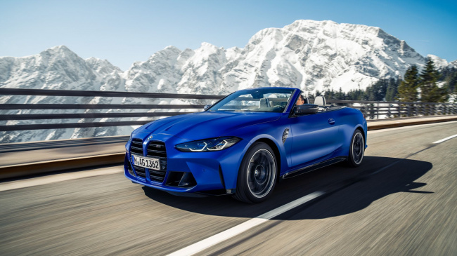 bmw m4 competition drops its top
